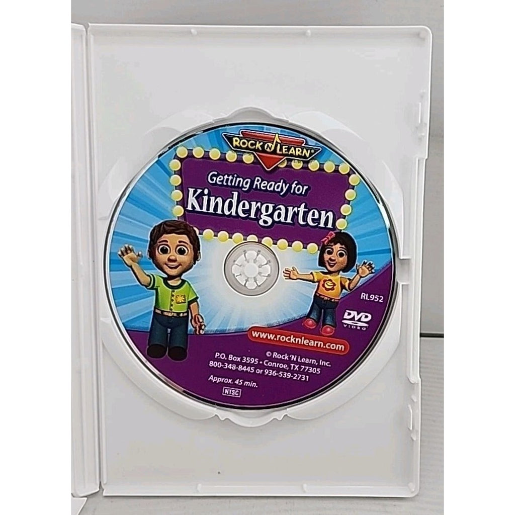 Getting Ready For Kindergarten DVD Rock N Learn Ages 3-5 45 min