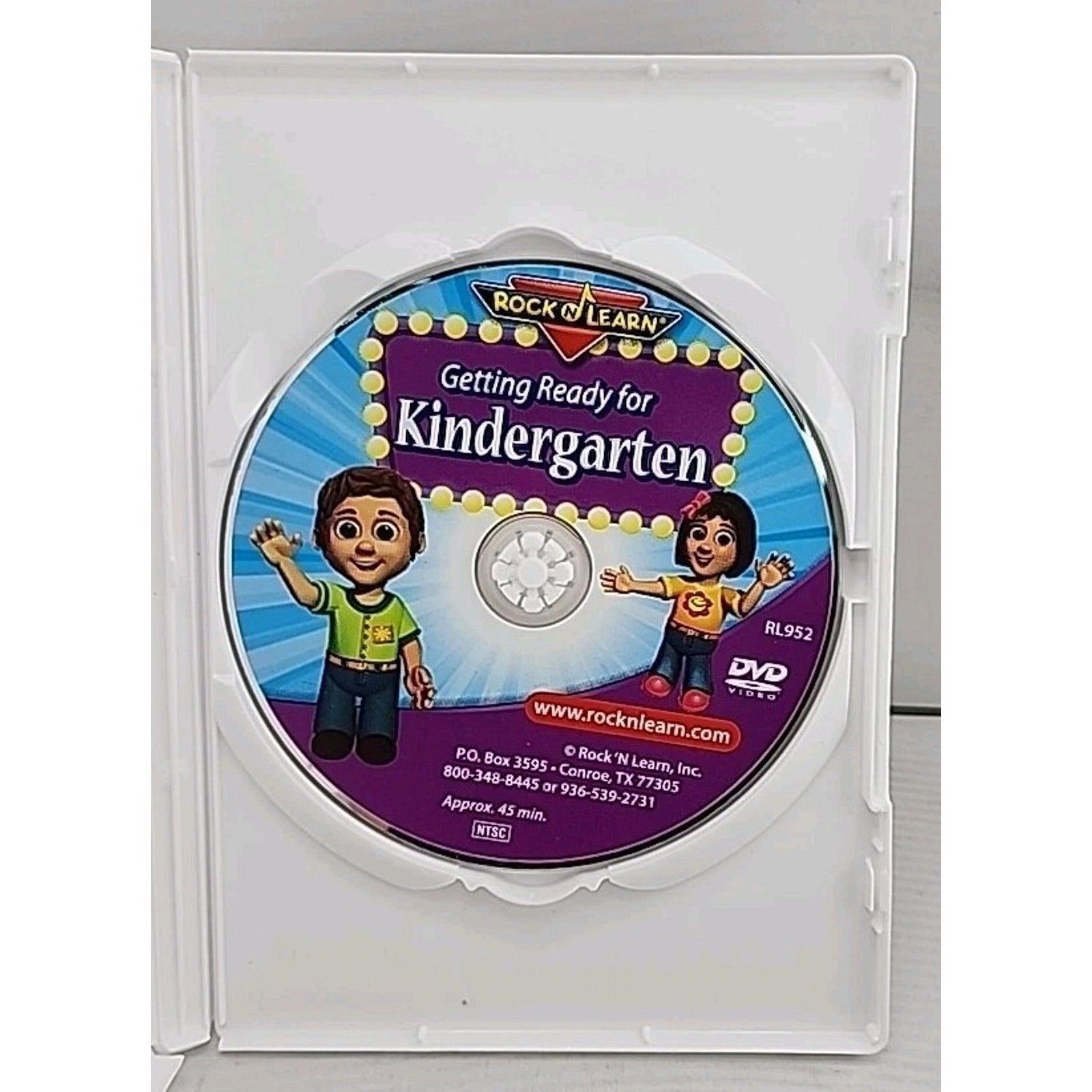 Getting Ready For Kindergarten DVD Rock N Learn Ages 3-5 45 min