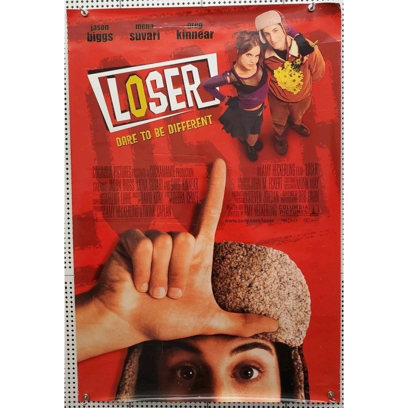 Loser Movie Poster 2 Sided Original Final 27x40 Jason Biggs Mena Suvari