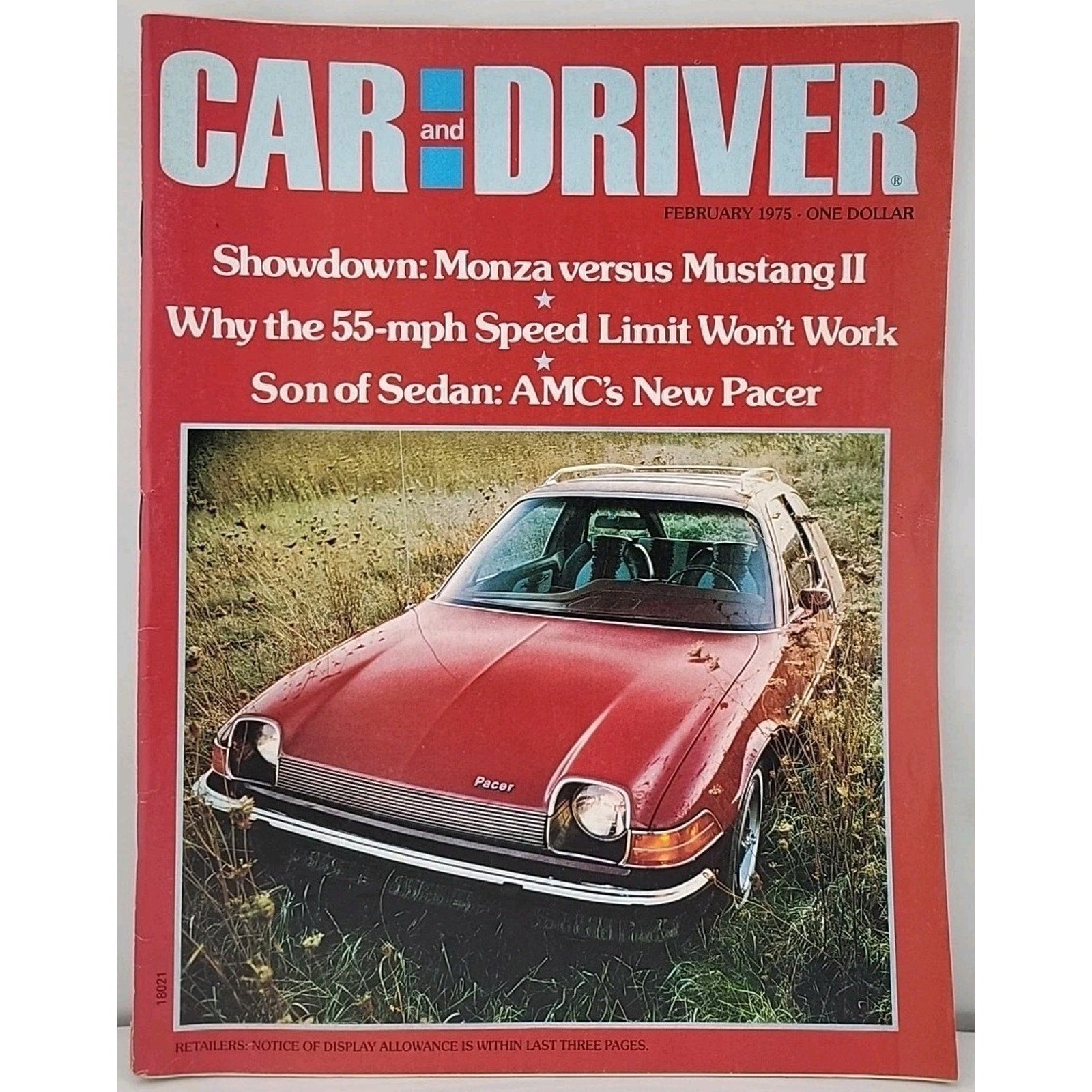 Car And Driver Magazine - February 1975 - Volume 20 Number 8