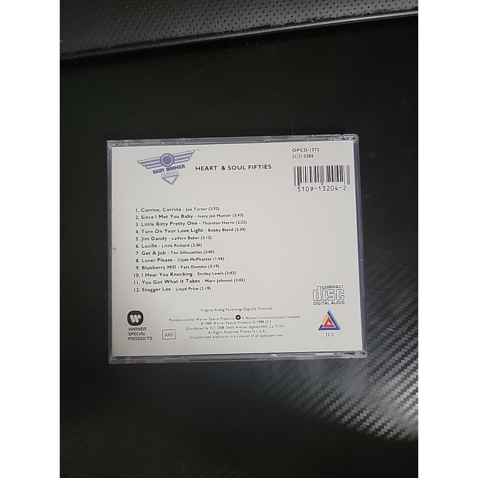 Heart & Soul Fifties by Various Artists (CD, JCI Associated Labels)