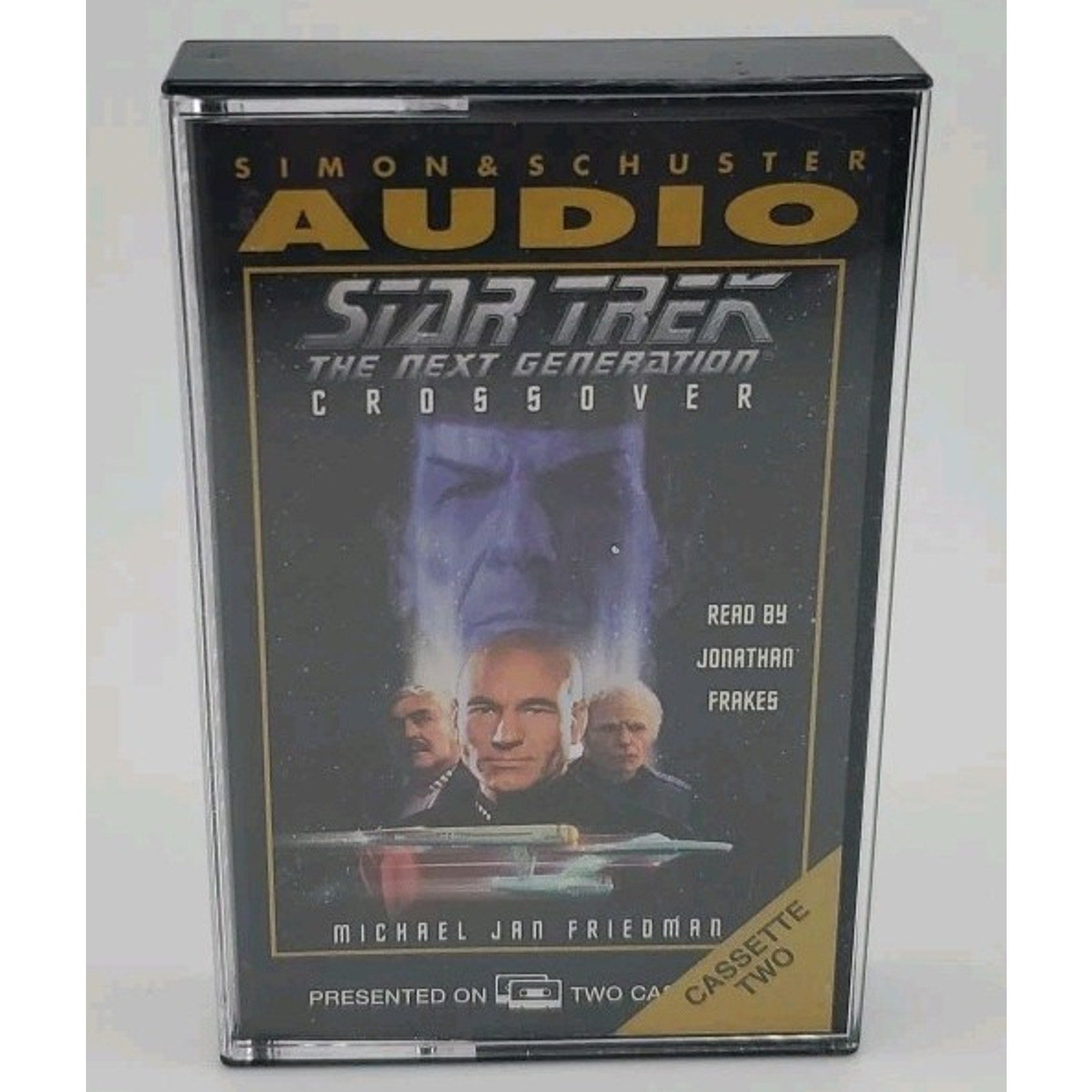 Star Trek The Next Generation Crossover Simon and Shuster Audio Cassettes