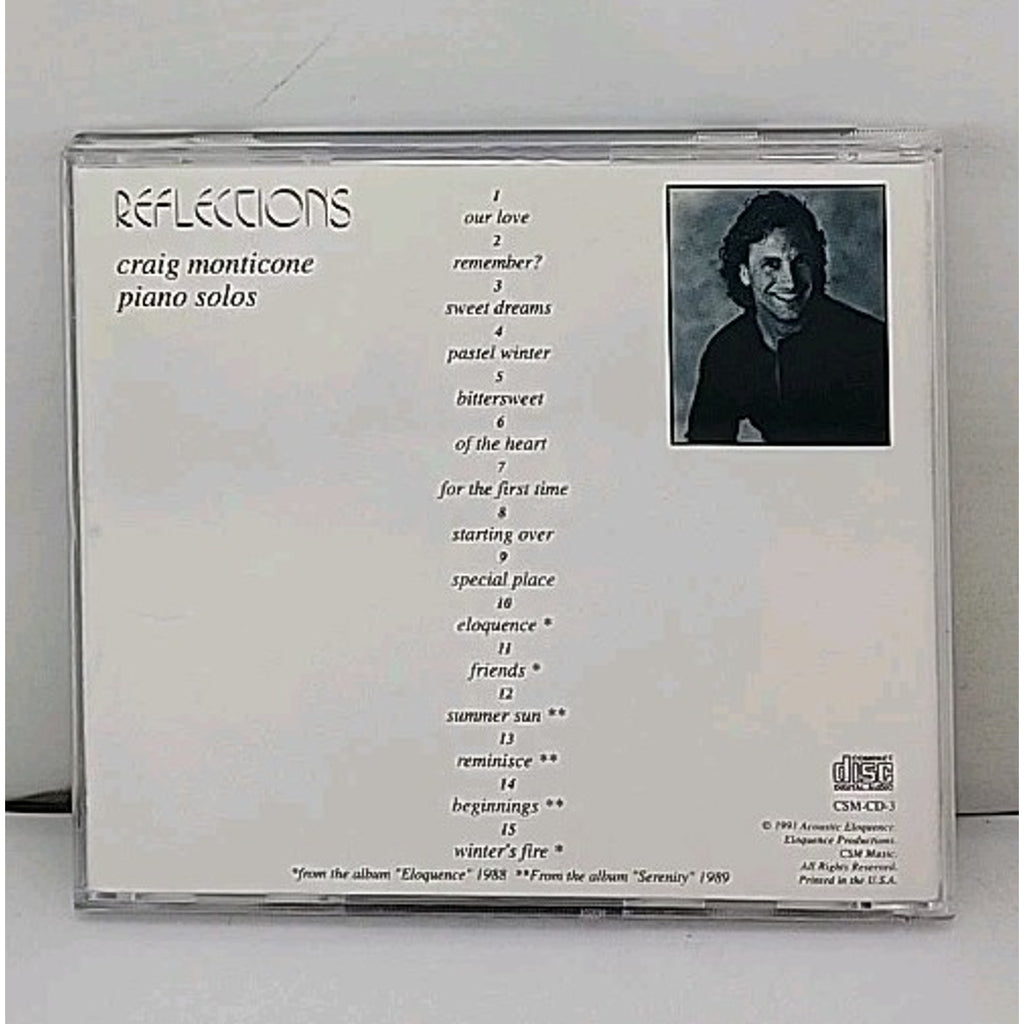 Reflections - Craig Monticone Piano Solos - CD