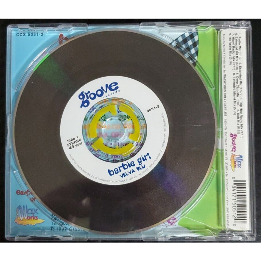 Velva Blu : Barbie Girl CD
