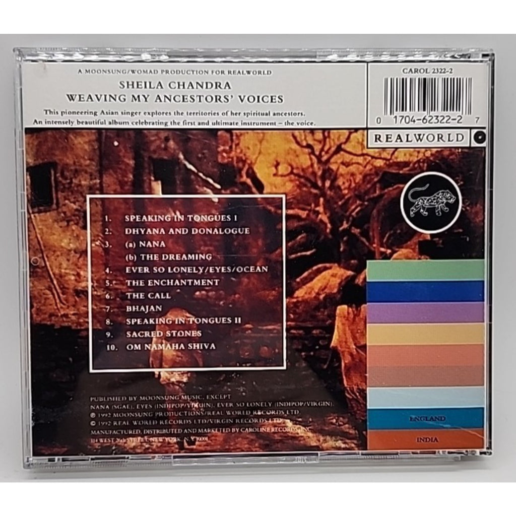 Weaving My Ancestors' Voices by Sheila Chandra (CD, 1993)