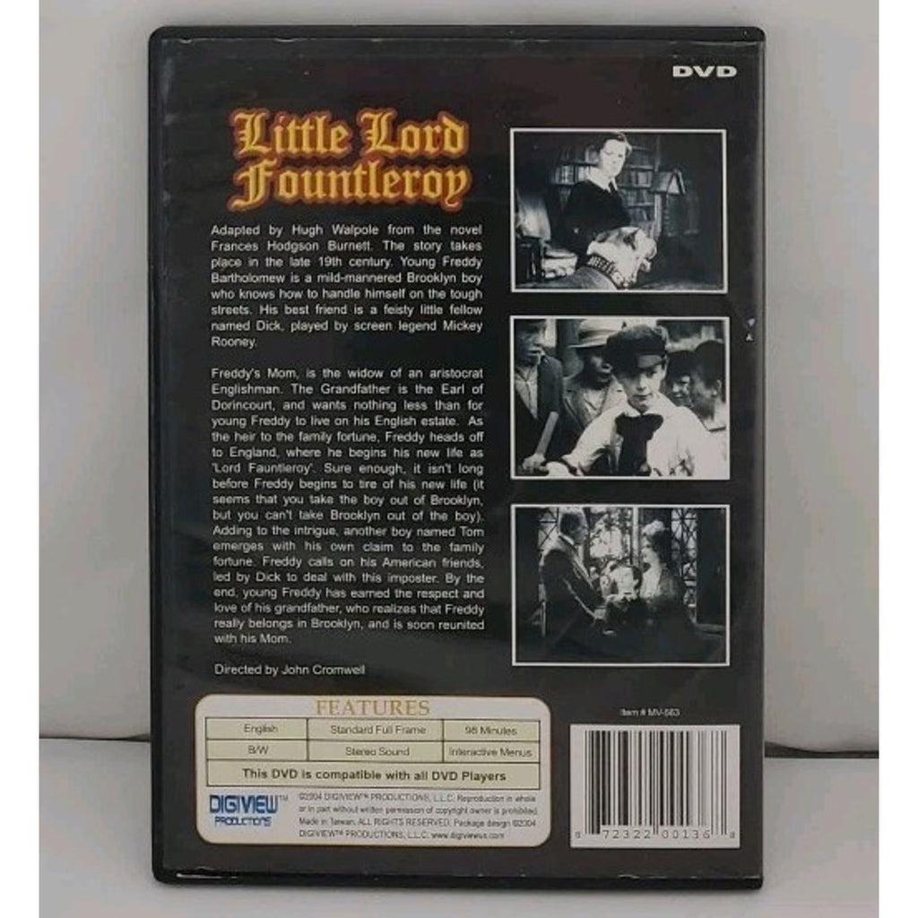 Little Lord Fauntleroy (DVD, 2006)