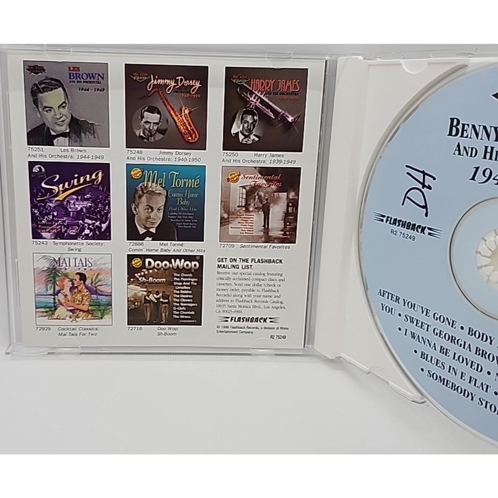 Swing Sessions by Benny Goodman/Benny Goodman & His Orchestra (CD, Jun-1997)