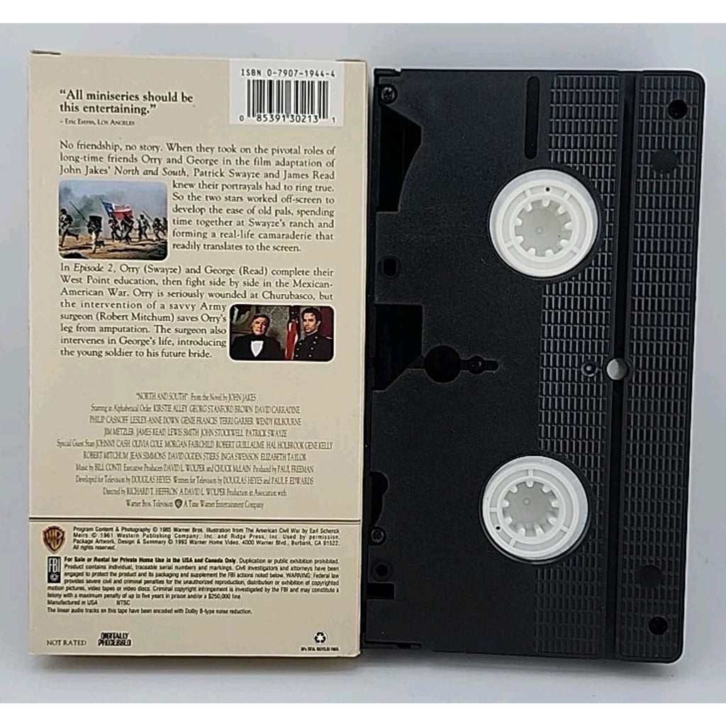 North and South - Book 1 (VHS, 1993, 6-Tape Set) Missing VHS #3
