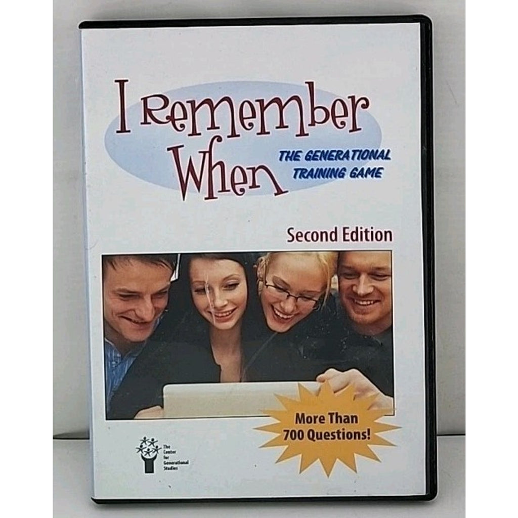 I Remember When: The Generational Training Game Second Edition DVD