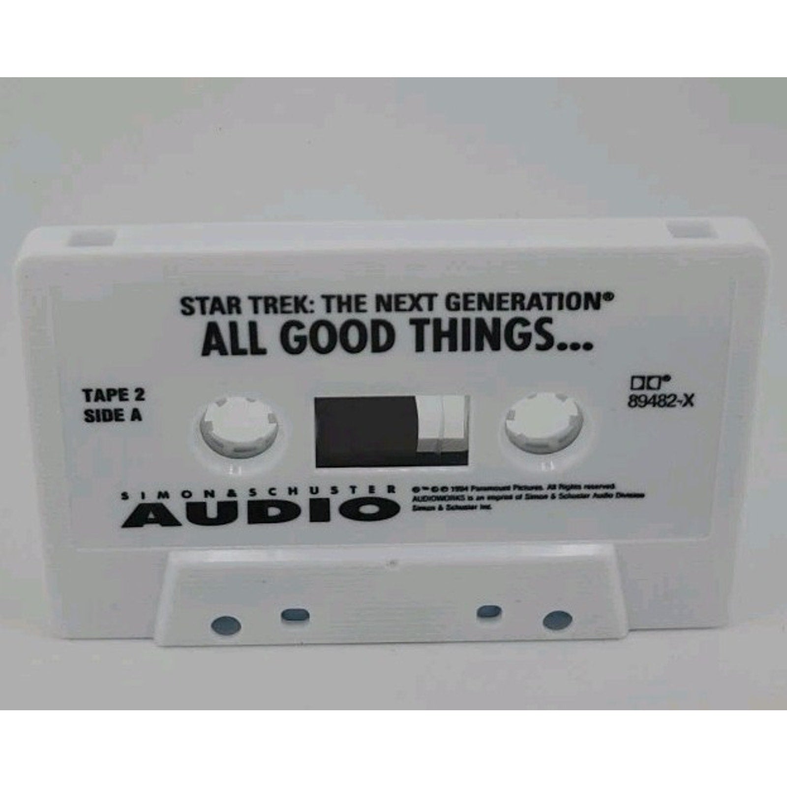 Star Trek The Next Generation All Good Things Audiobook 2 Cassettes