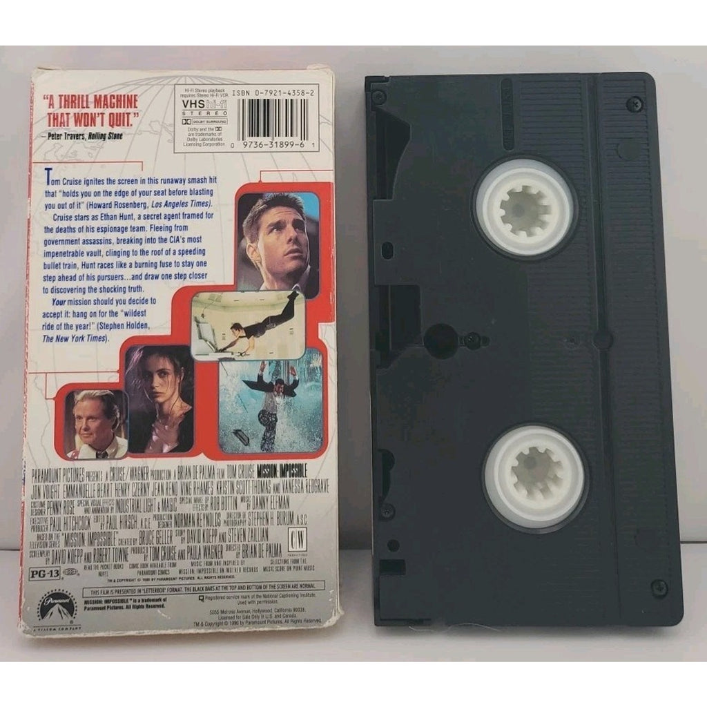 Mission: Impossible (VHS, 1999, Widescreen)