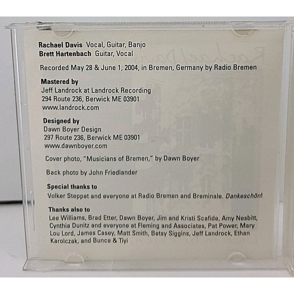 Rachael Davis - Live In Bremen Germany (CD)