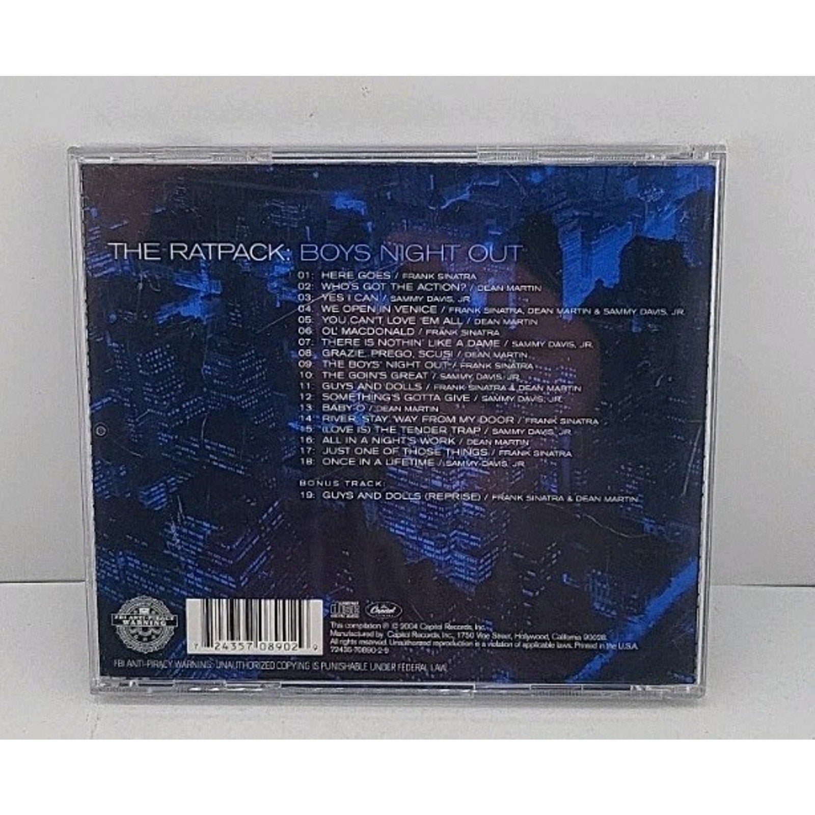 Boys Night Out by The Rat Pack (CD, 2004)