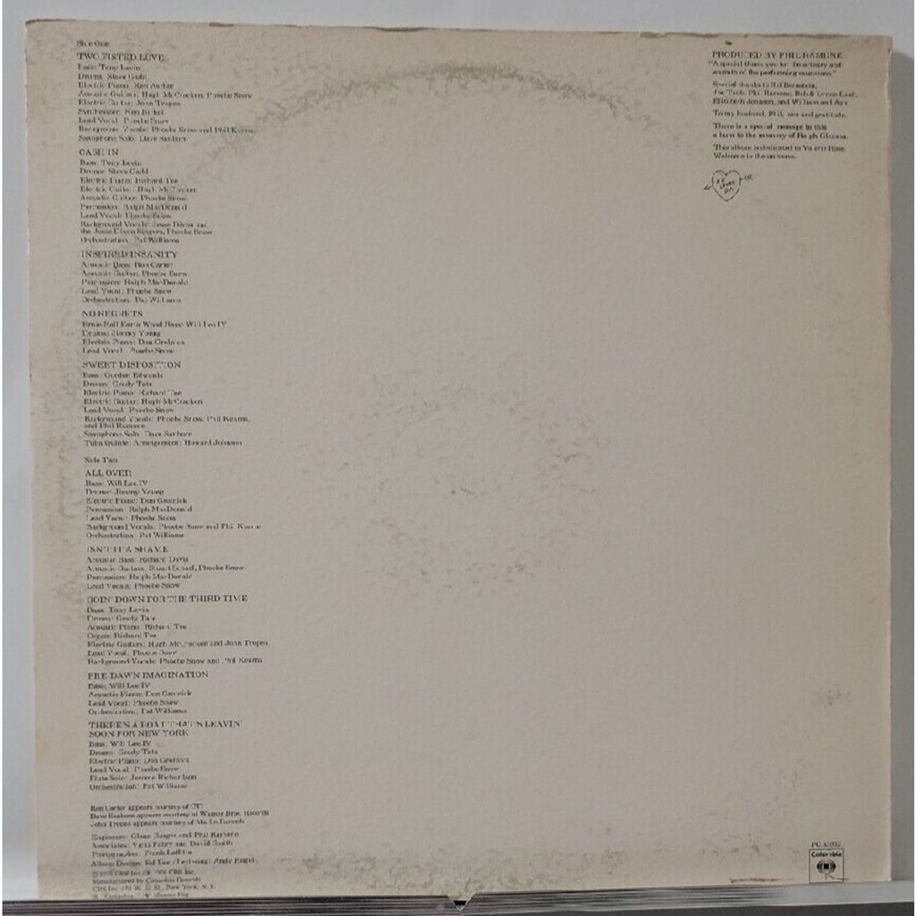 Phoebe Snow - Second Childhood (Record)