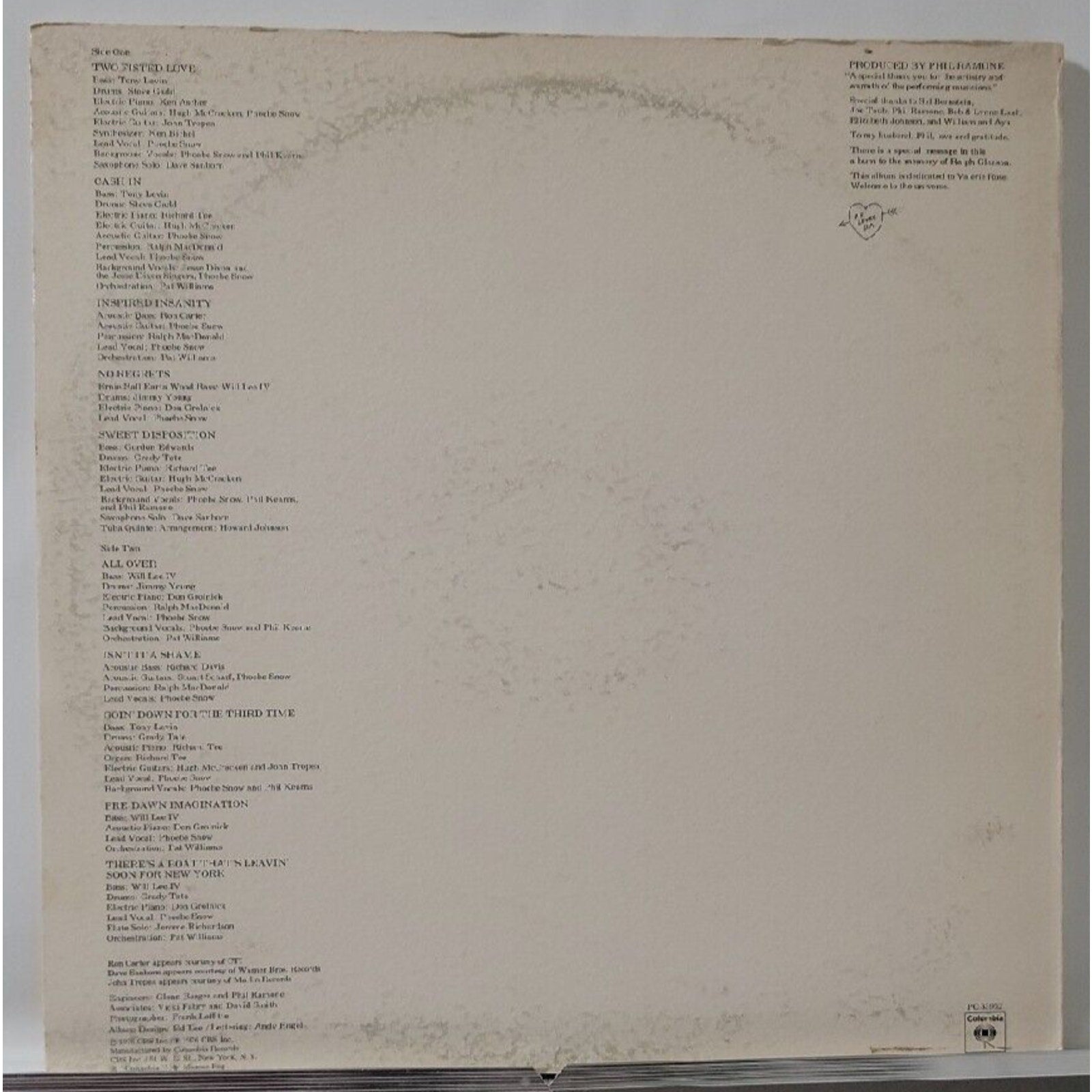 Phoebe Snow - Second Childhood (Record)