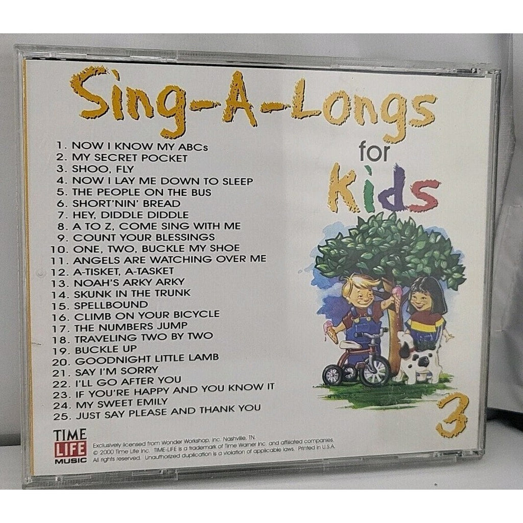 Sing A Longs For Kids CD Volume 3 Music Disc