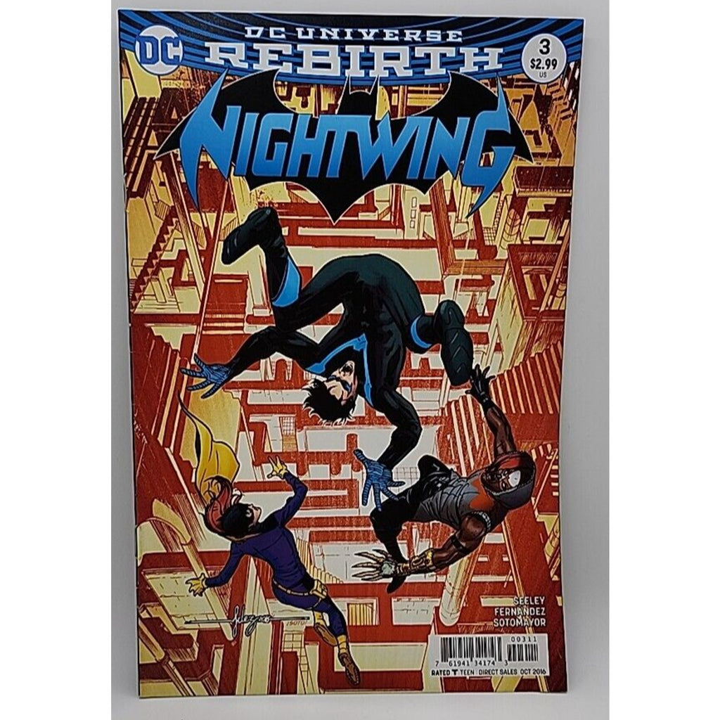 DC Universe Rebirth Nightwing # 3 Cover 1 (DC, 2016)