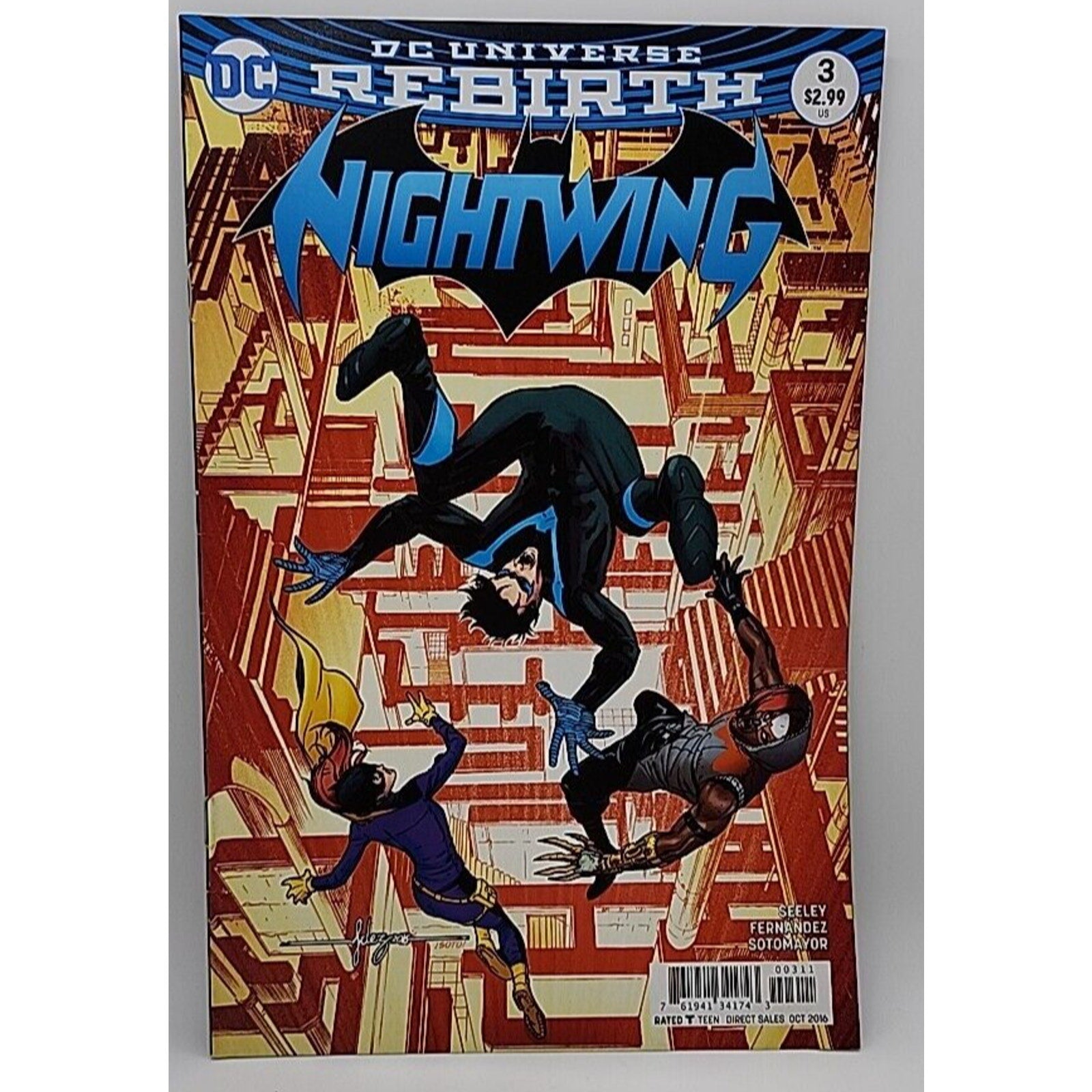 DC Universe Rebirth Nightwing # 3 Cover 1 (DC, 2016)