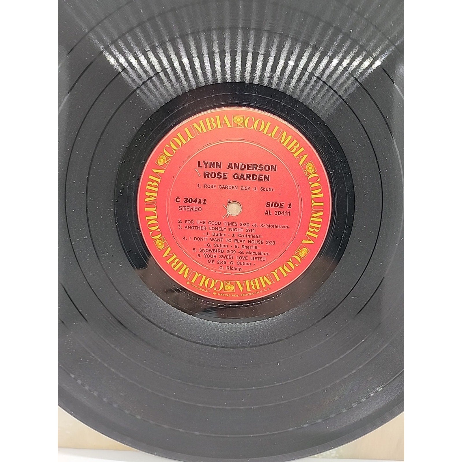 Lynn Anderson ‎Rose Garden 1971 MGM Records C-30411 (Record)