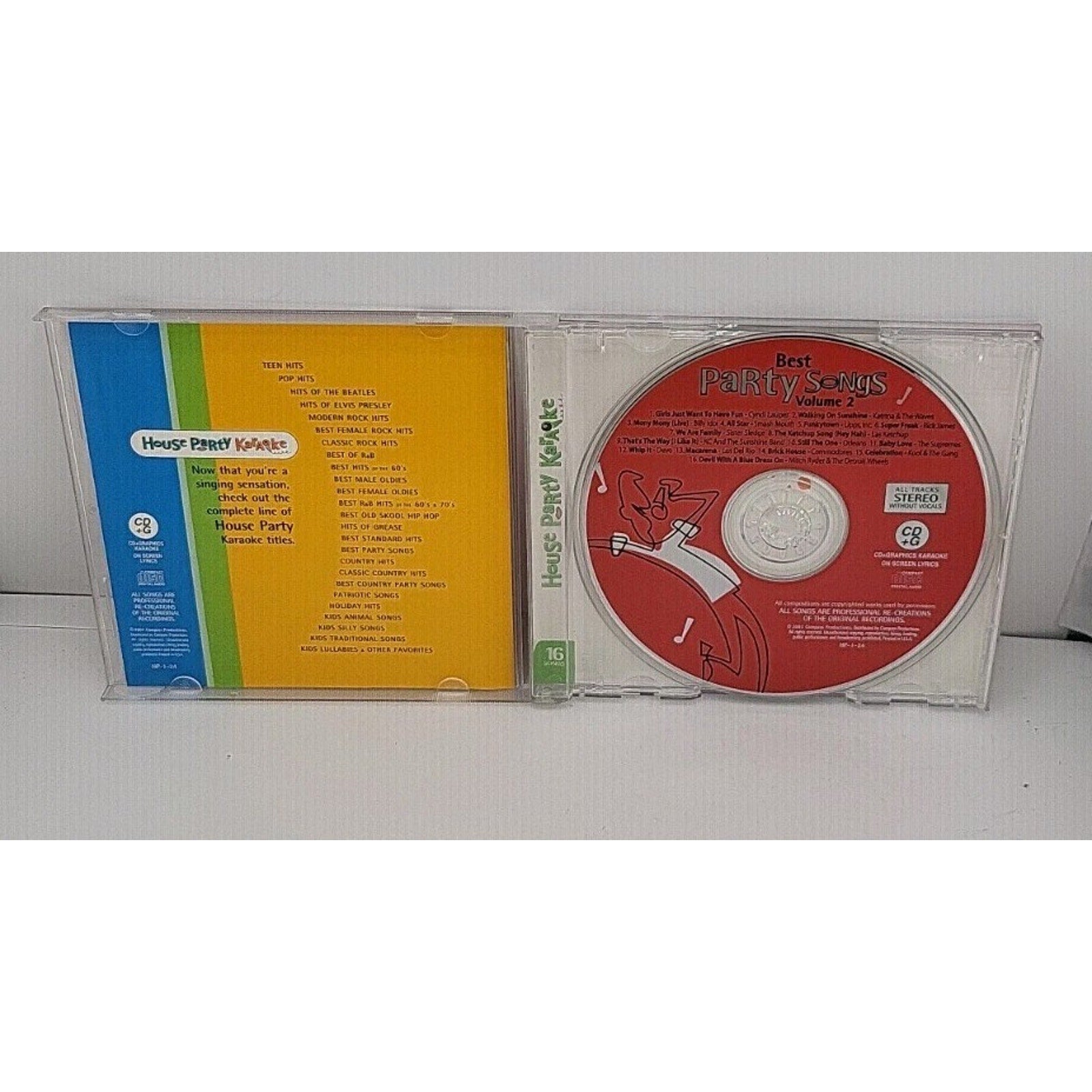 Best Party Songs Volume 2 - House Party Karaoke CD