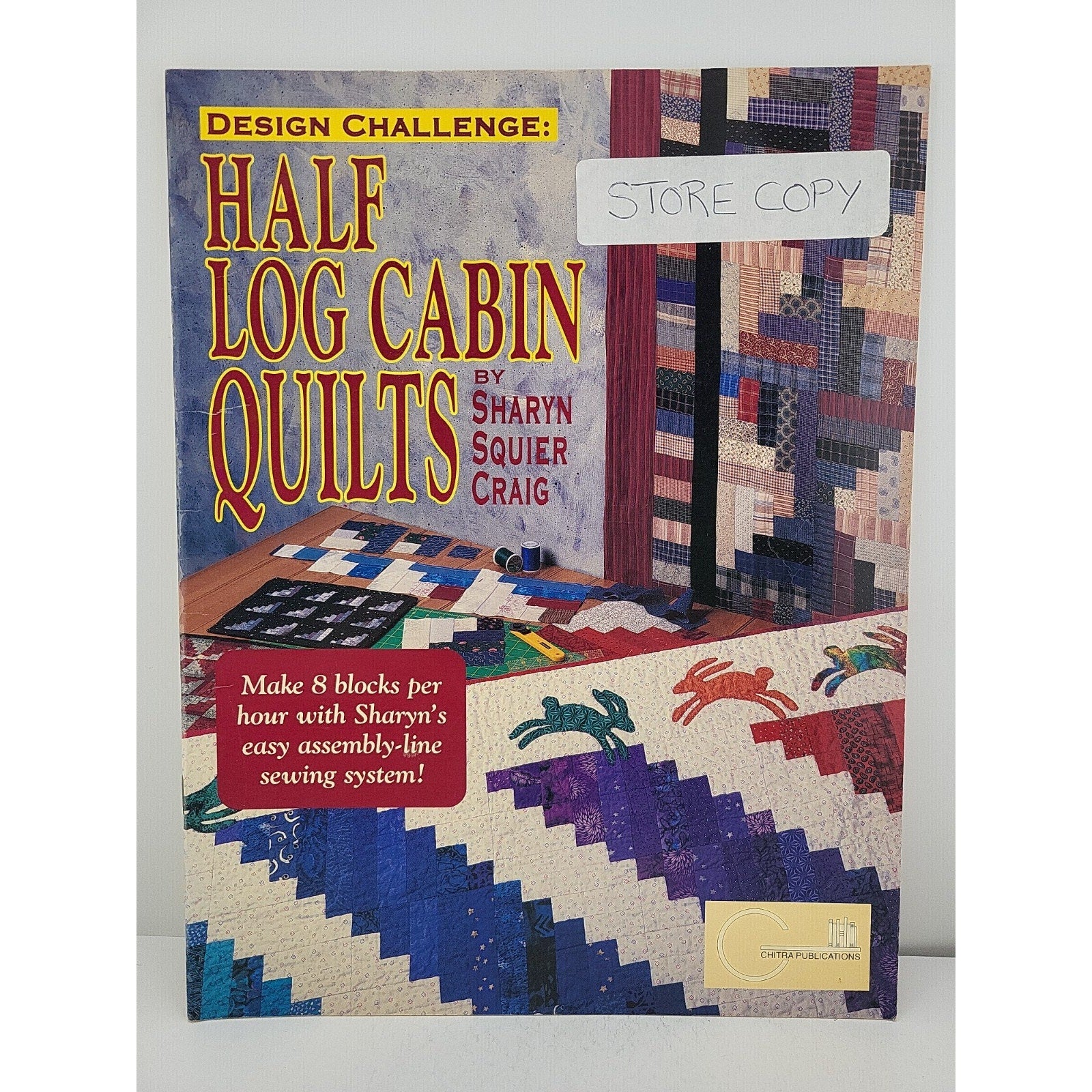 Design Challenge : Half Log Cabin Quilts by Sharyn S. Craig (1996, Trade...