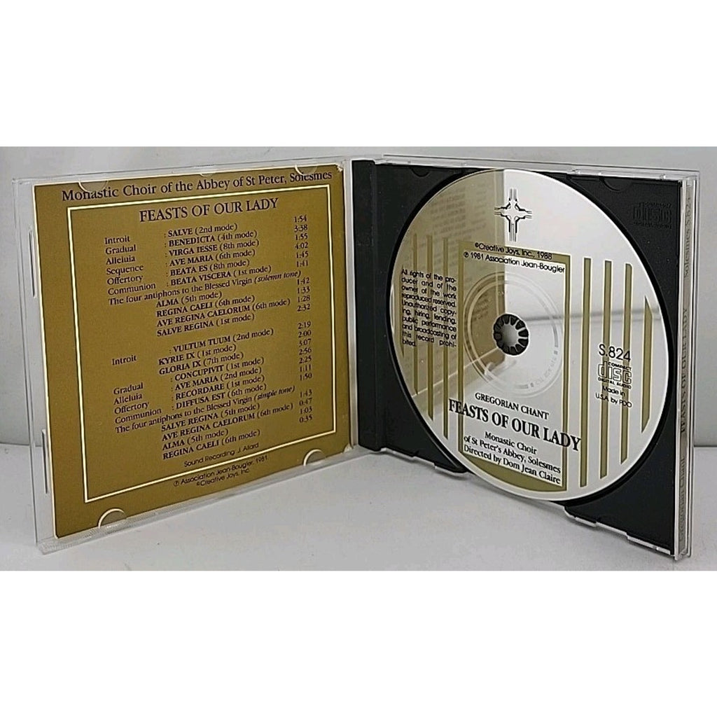 CD: Feasts of Our Lady Gregorian Chant by The Monks of Solesmes