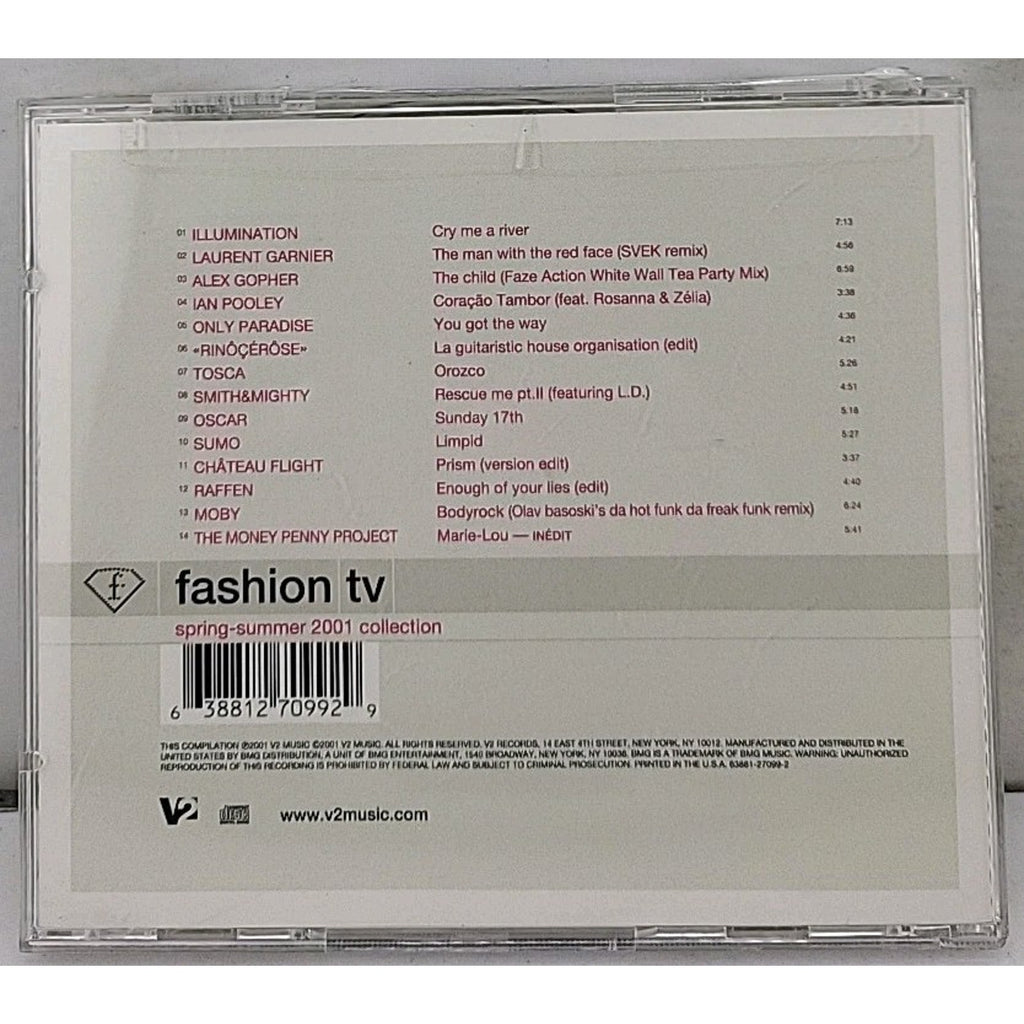 2001-Fashion TV-Spring Summer by Various (CD, 2001)
