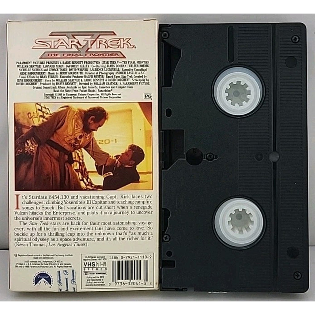 Star Trek V: The Final Frontier (VHS, 1996)
