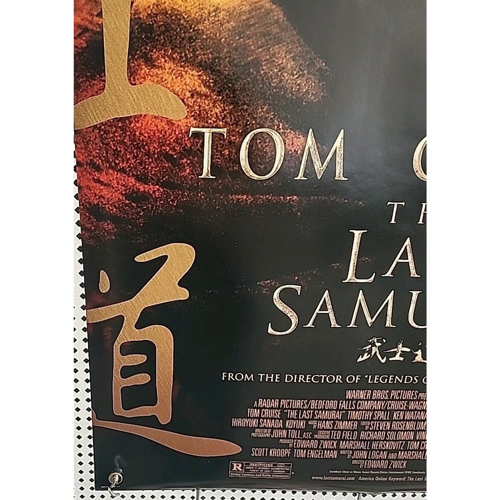 The Last Samurai (2003) Original Movie Poster - Style A - Rolled 27x40