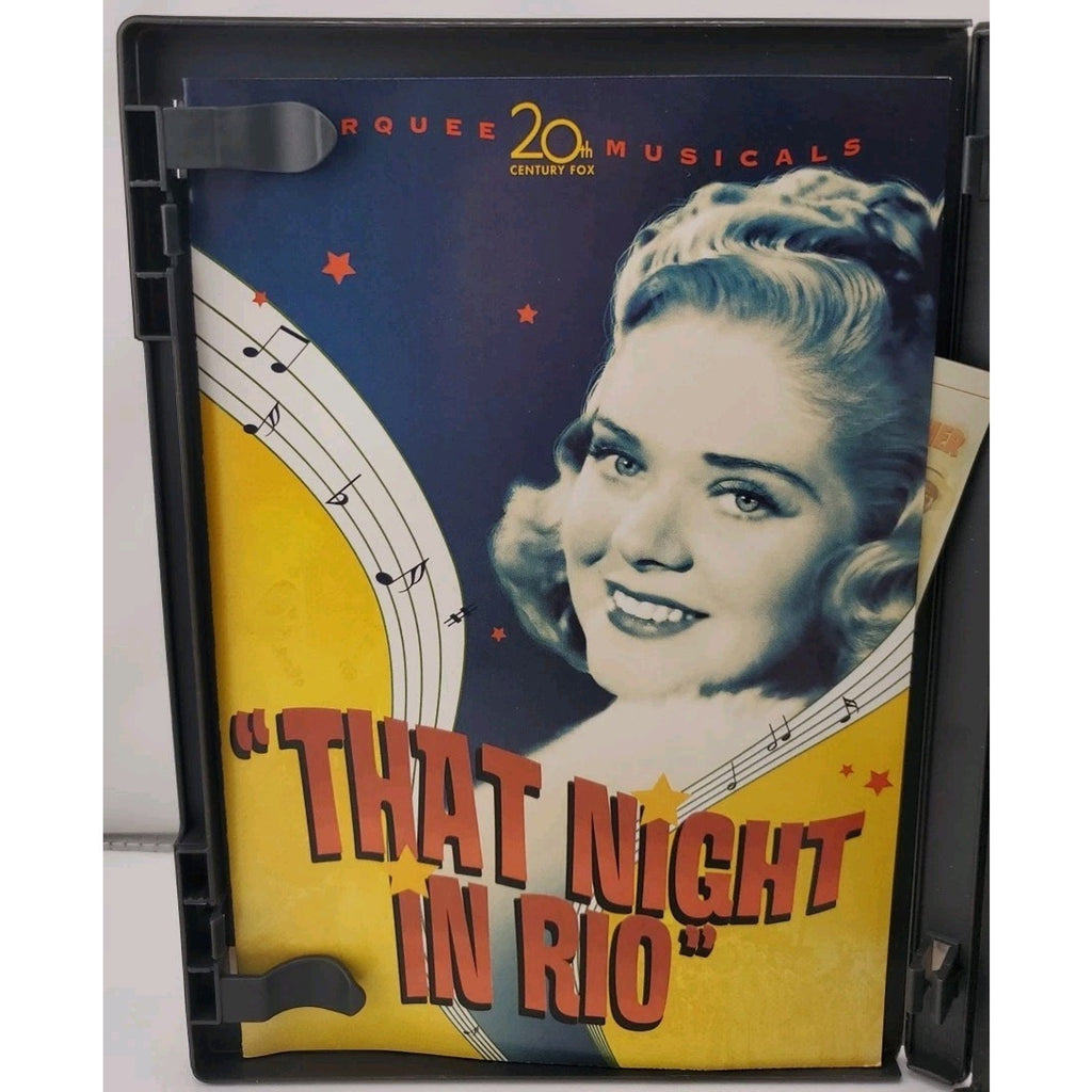 That Night In Rio Fox DVD Alice Faye, Carmen Miranda & Don Ameche
