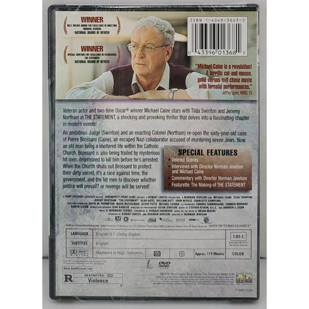The Statement (DVD, 2003) *Brand New*