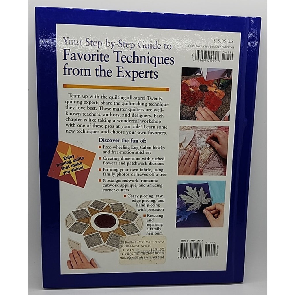 Favorite Techniques from the Experts by Jane Townswick (2000, Hardcover)