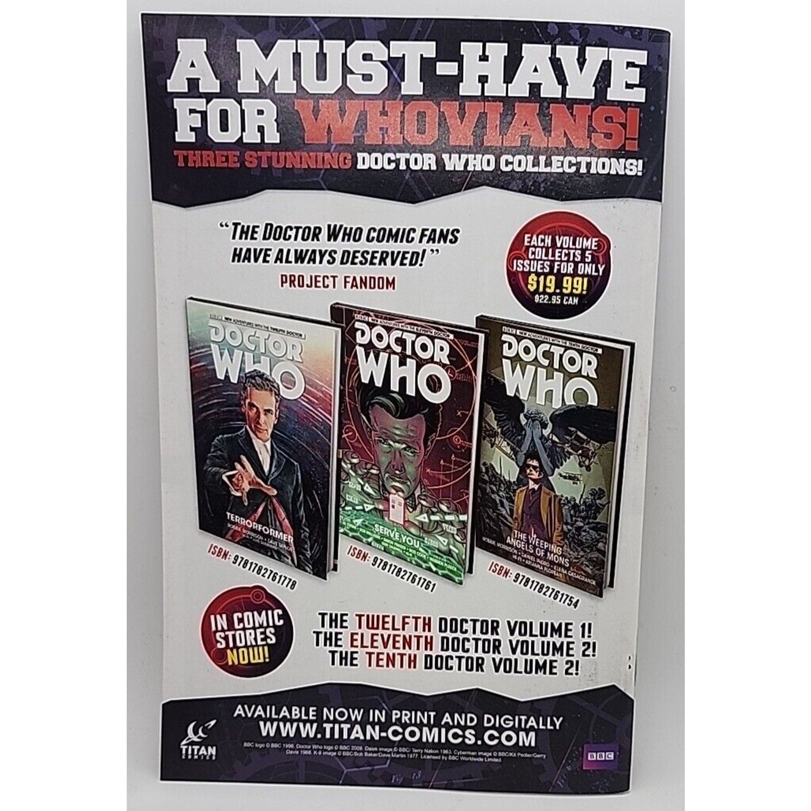 Doctor Who The Eleventh Doctor #15 Sept 2015 Simon Fraser Cover A Titan Comics