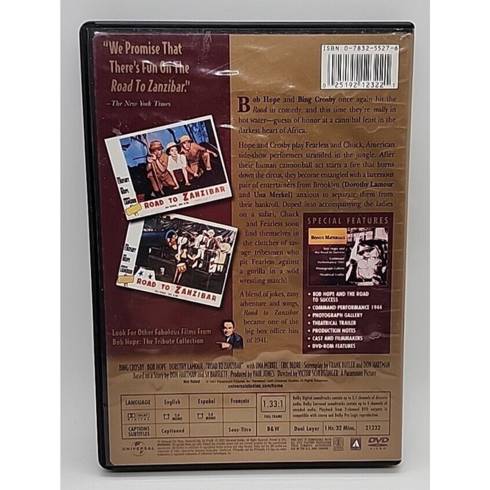 Road to Zanzibar (DVD, 1941)