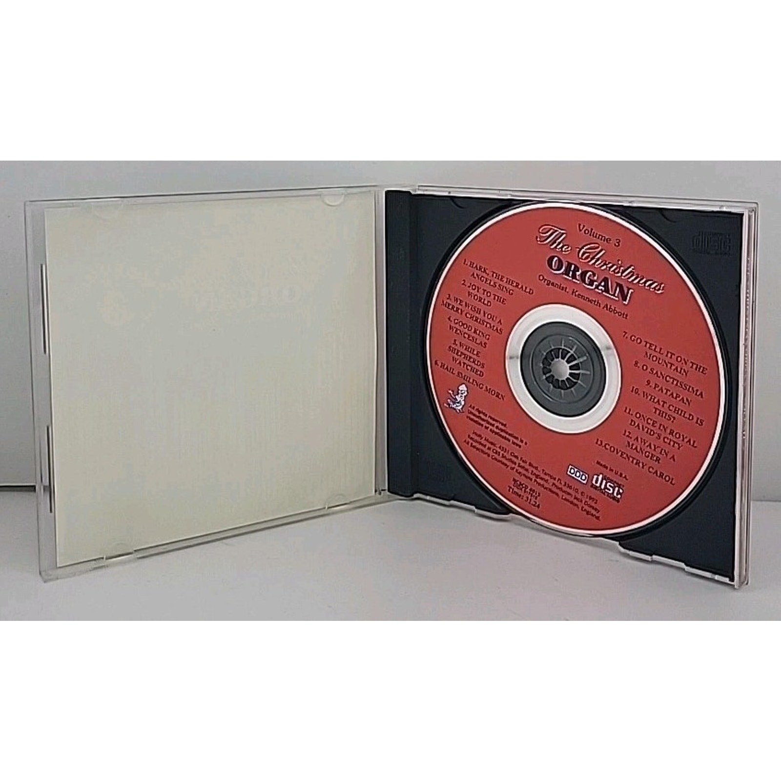 The Christmas Organ: Volume 3 - Audio CD By Organist, Kenneth Abbott