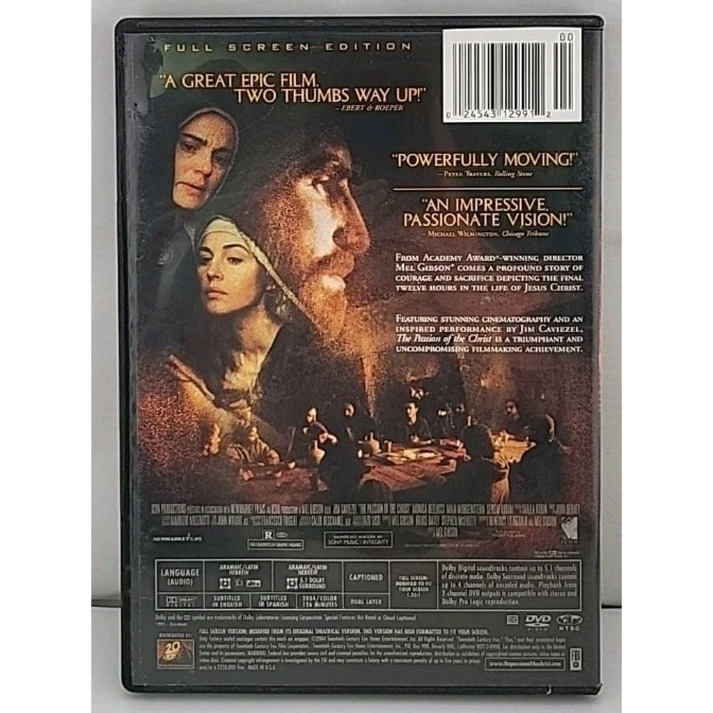 The Passion of the Christ (DVD, 2004)