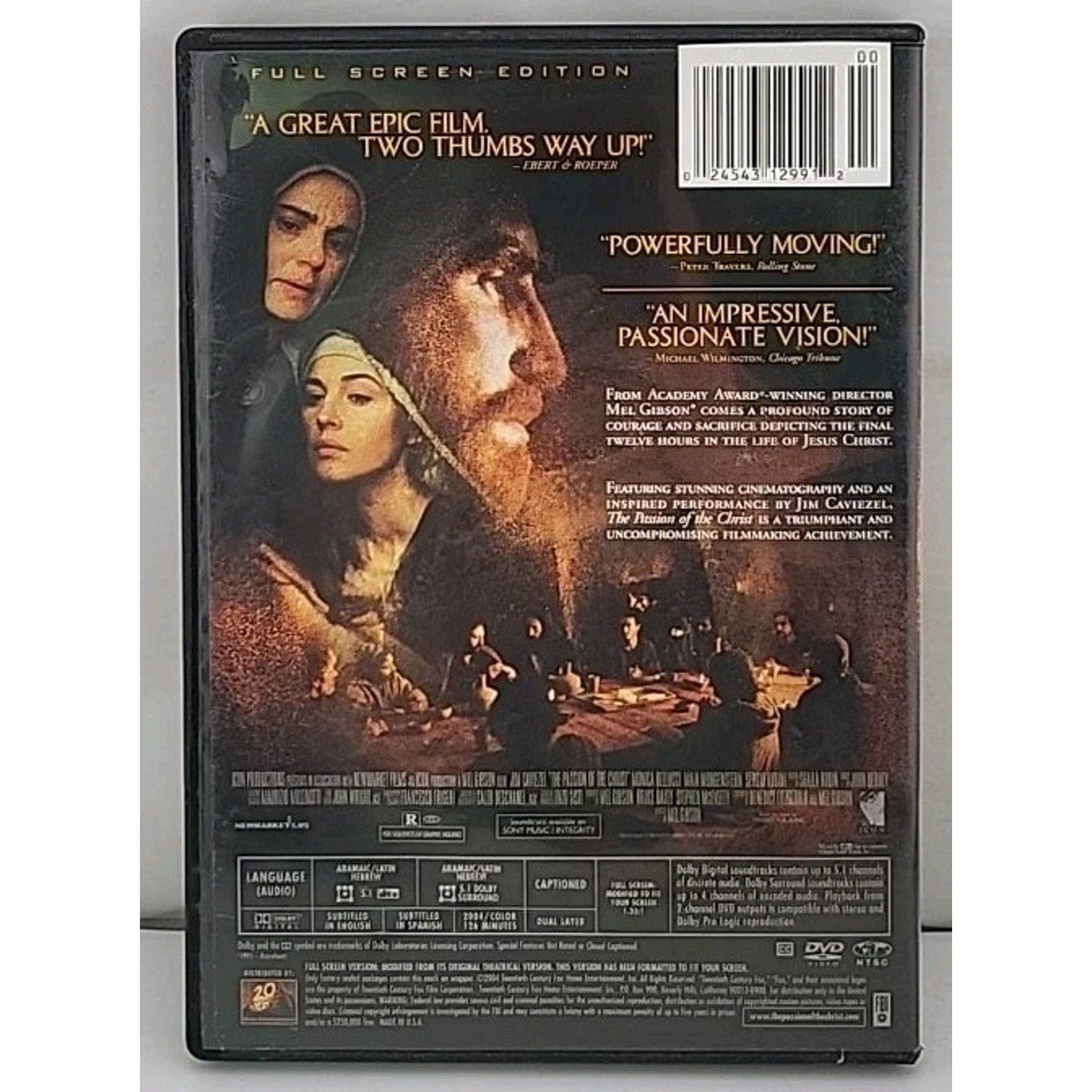 The Passion of the Christ (DVD, 2004)