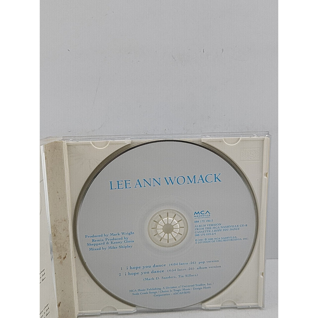 I Hope You Dance [Single] by Lee Ann Womack (CD, Jan-2001, MCA Nashville)