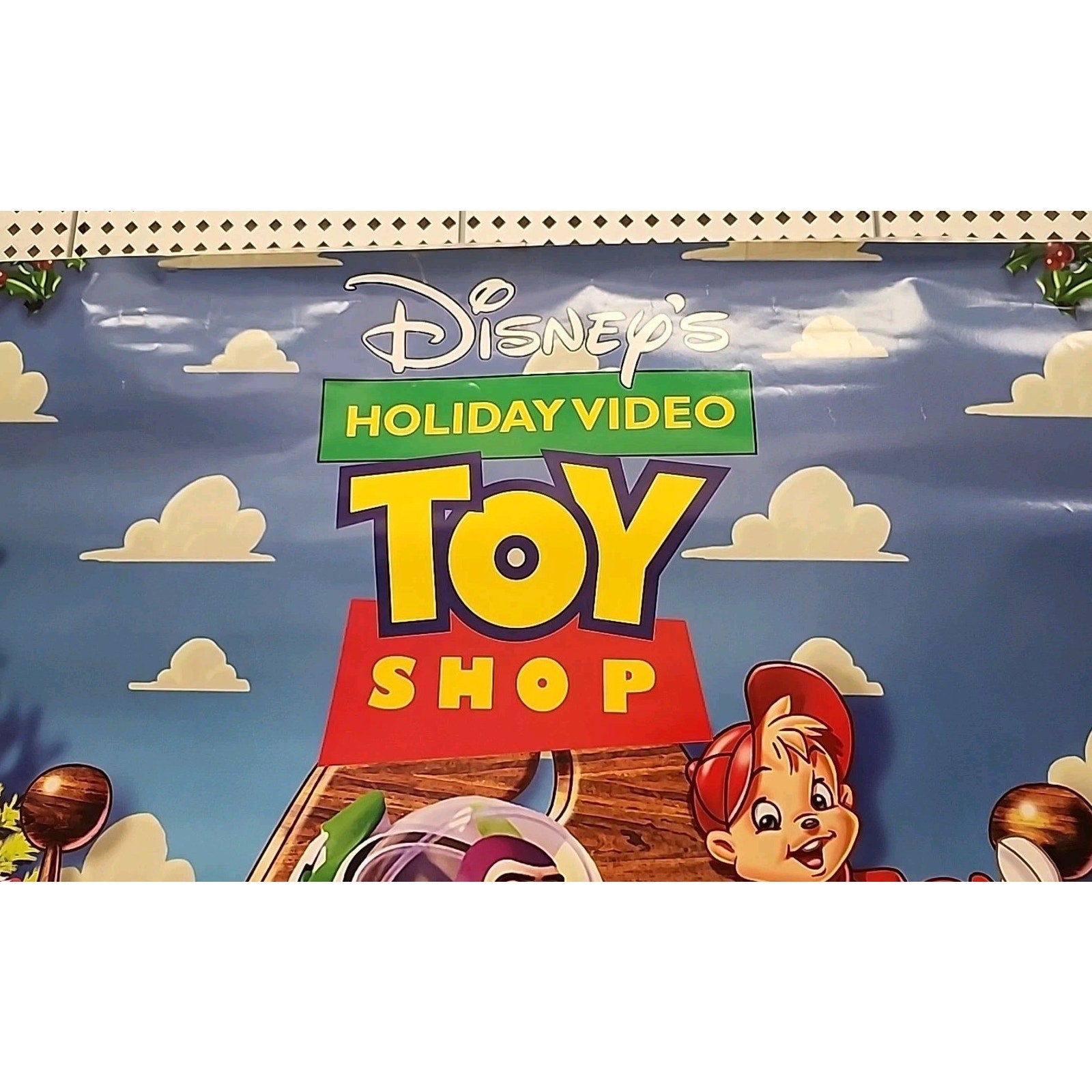 Disney's Holiday Video Toy Shop Movie Poster 26x32