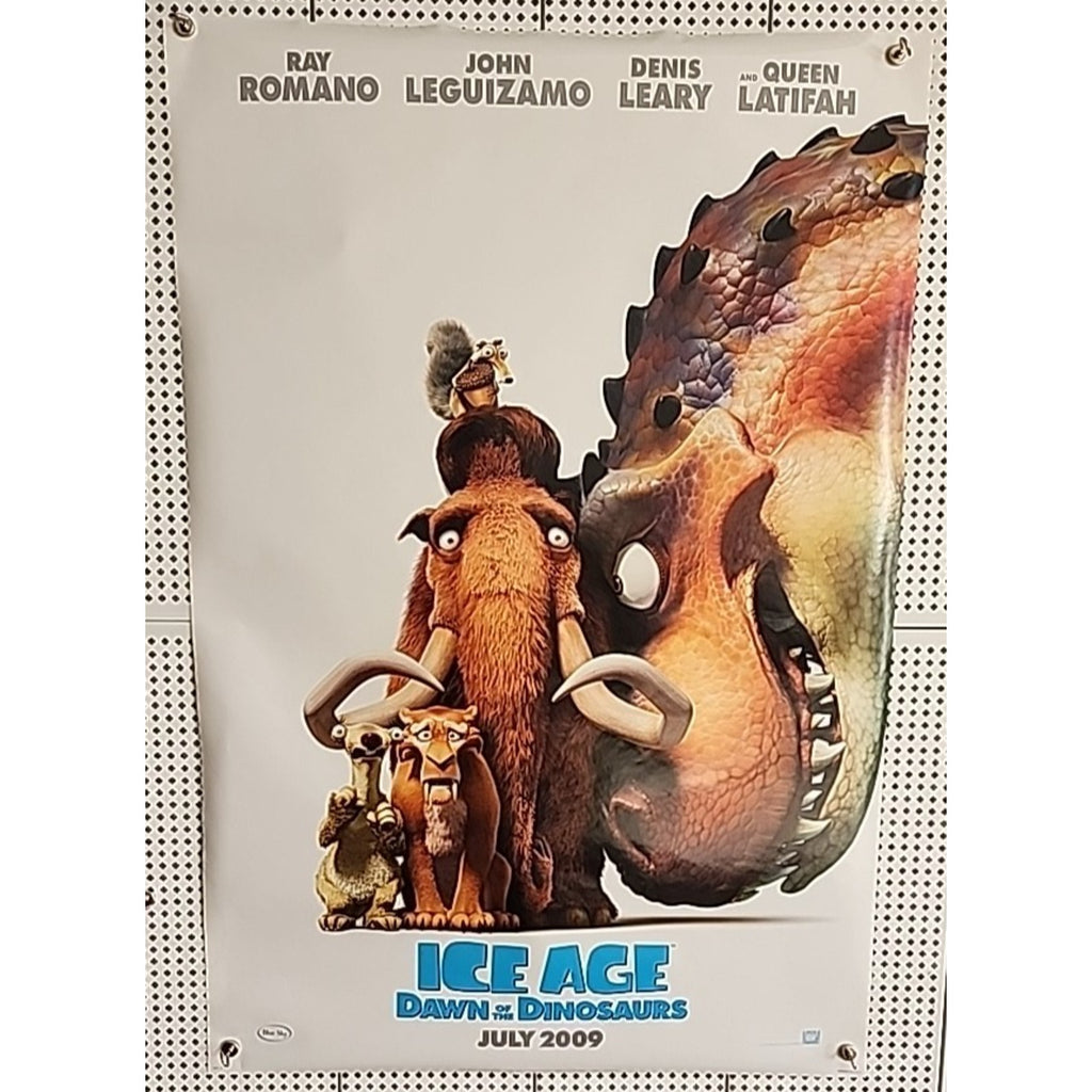 Ice Age Dawn Of The Dinosaurs Movie Poster Original DS One Sheet 27x40 2009 ADV