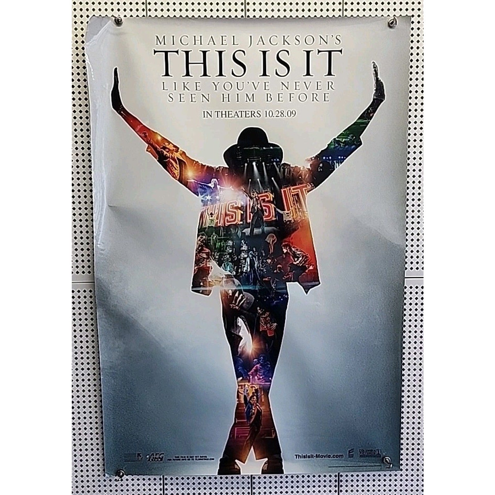 This Is It 2009 Double Sided Original Movie Poster 27" x 40"