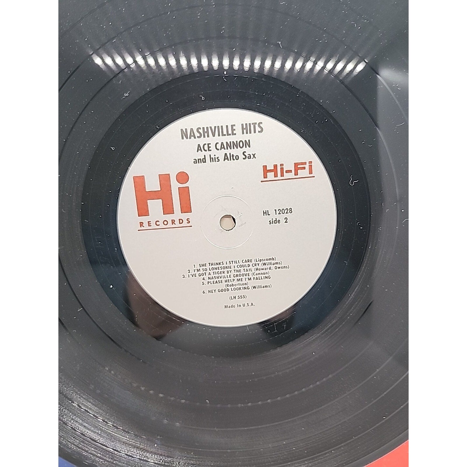 Ace Cannon - Nashville Hits (Record)