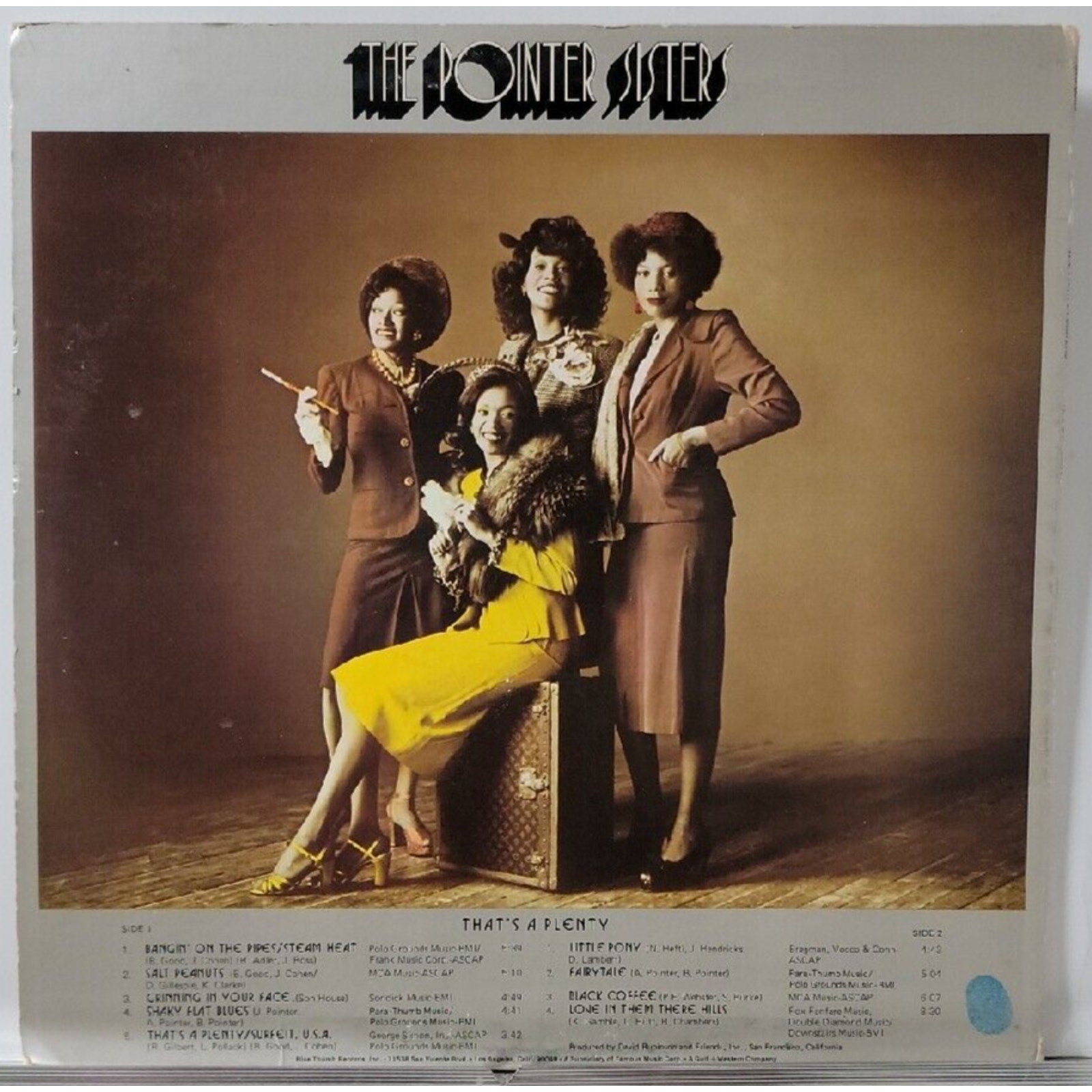 Ths Pointer Sisters That's A Plenty (Record)