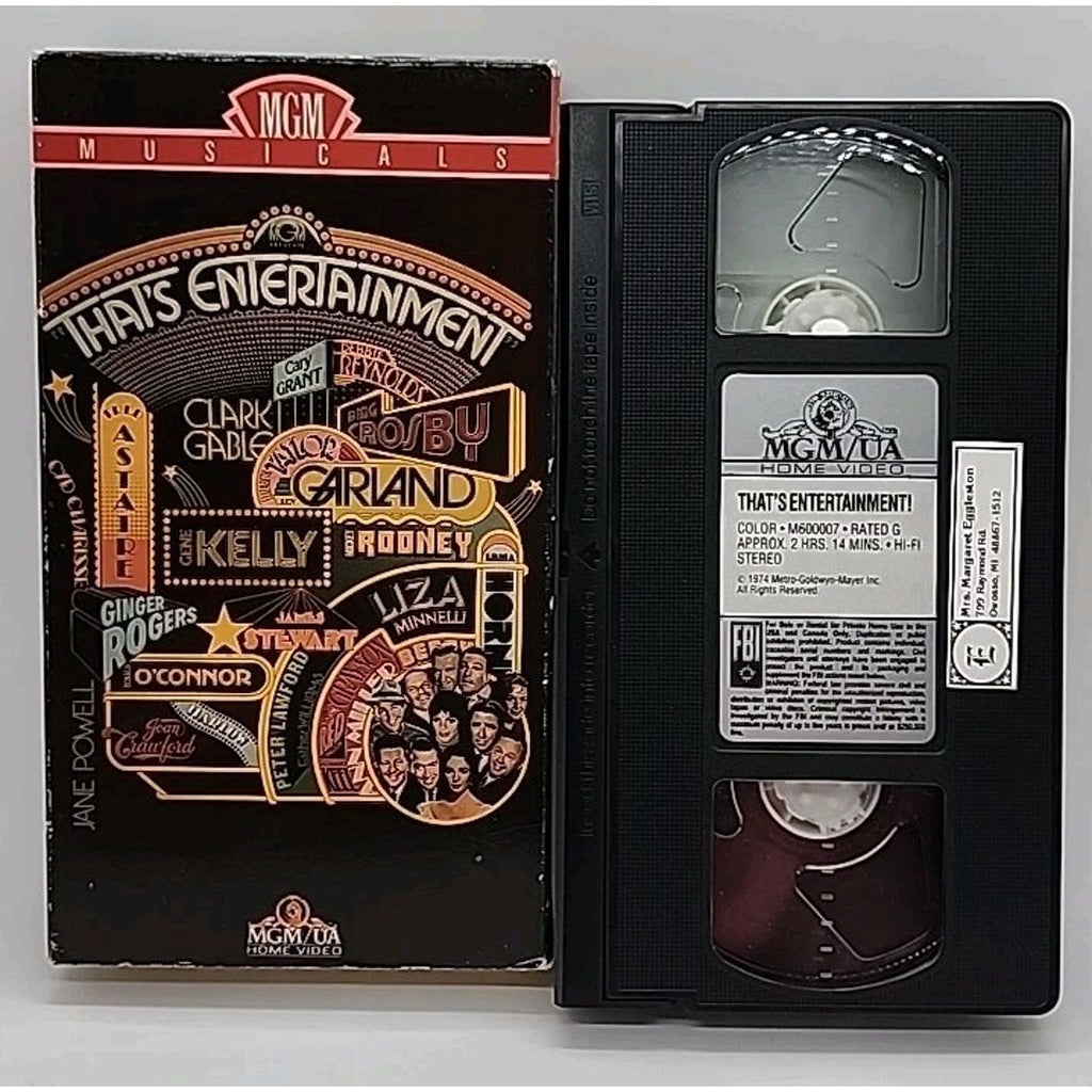 Thats Entertainment (VHS, 1994)