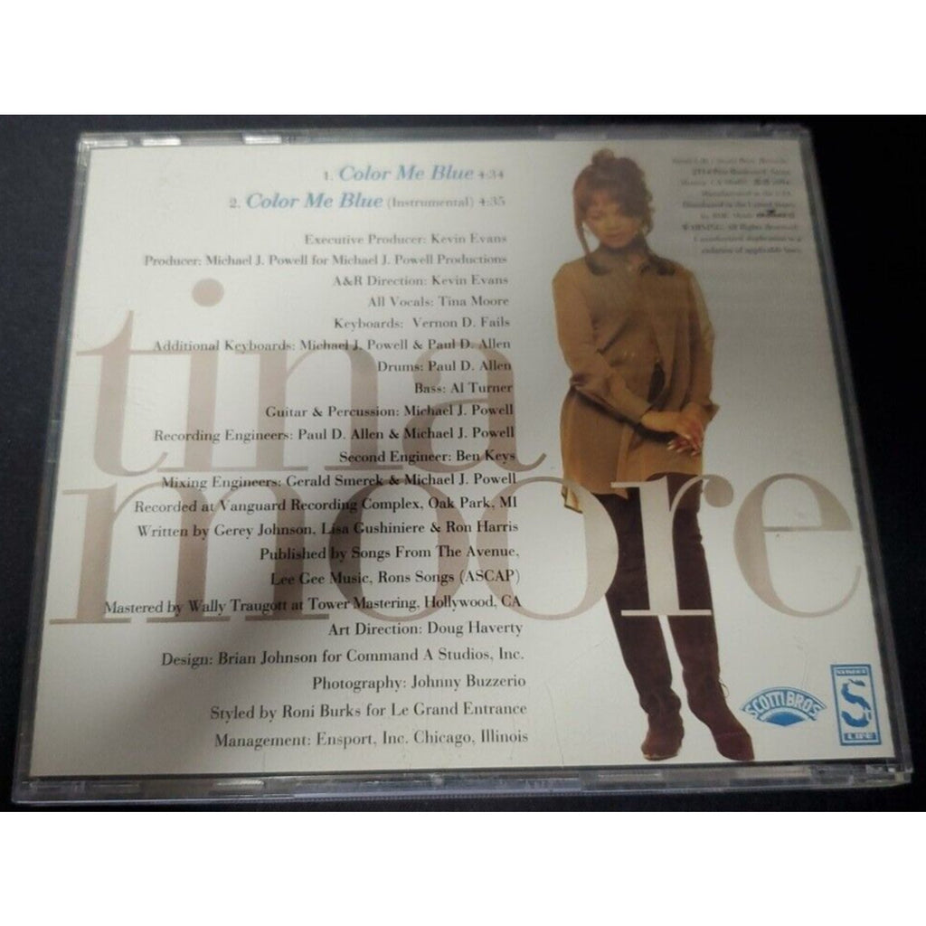 Tina Moore Color Me Blue (CD)