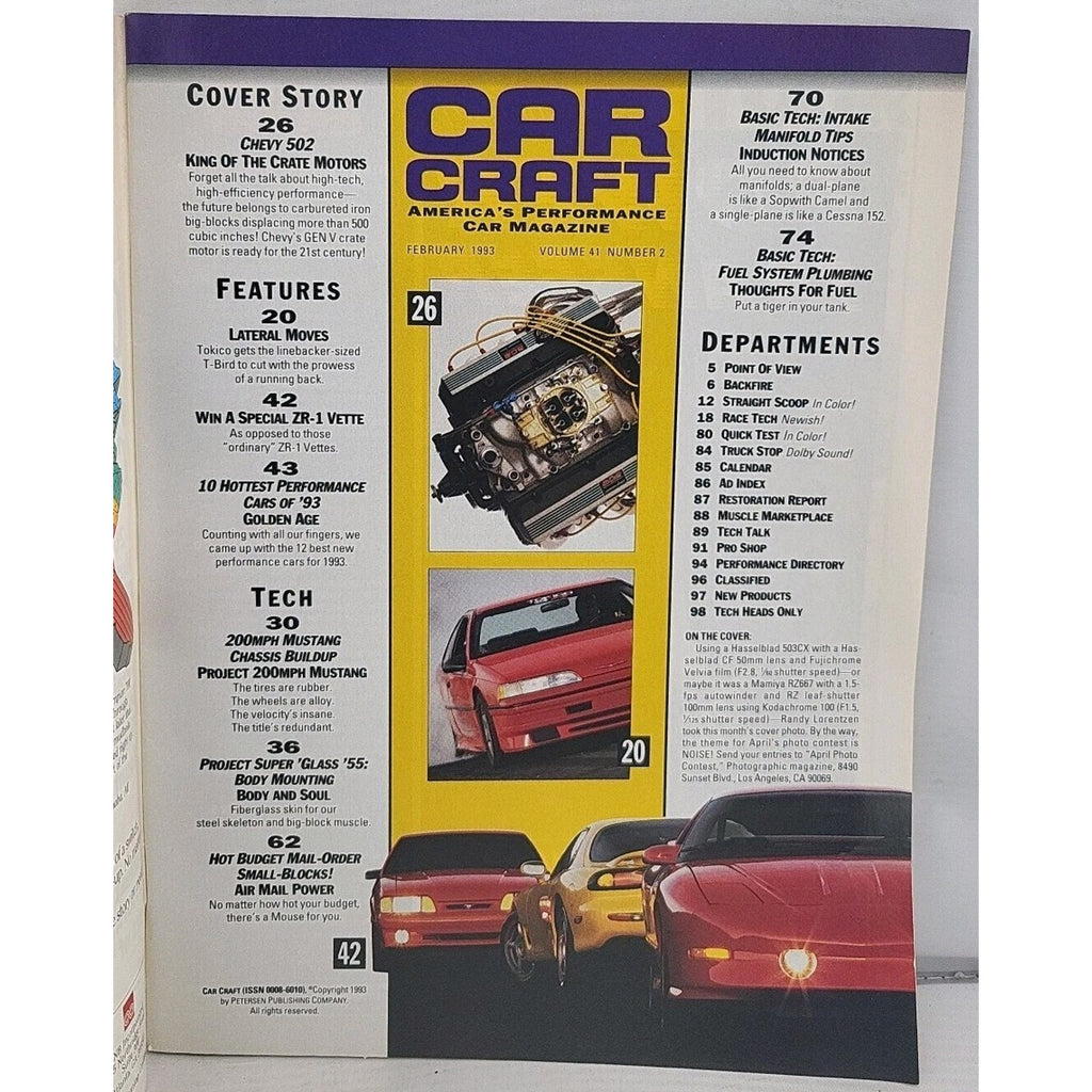 Car Craft Magazine - February 1993 - Volume 41 Number 2