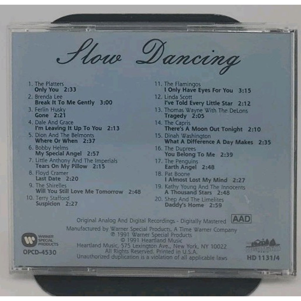 Slow Dancing Disc 2 CD - Warner Special Products 1991 - Music Compact w/ Case