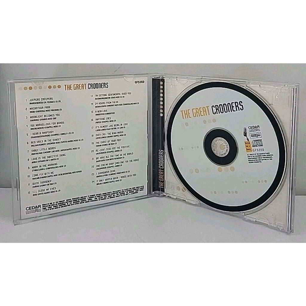 The Great Crooners CD Cedar Records