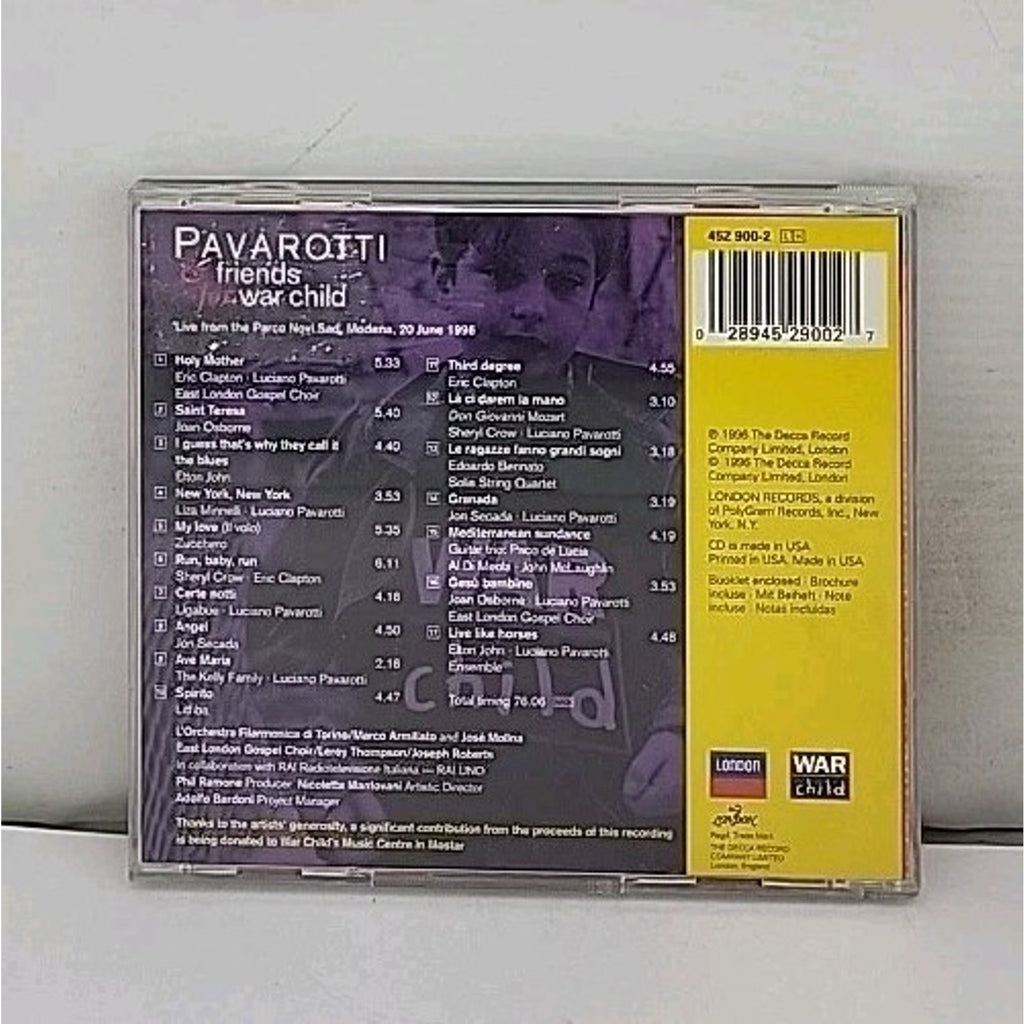 Pavarotti & Friends for War Child by Various (CD, 1996)