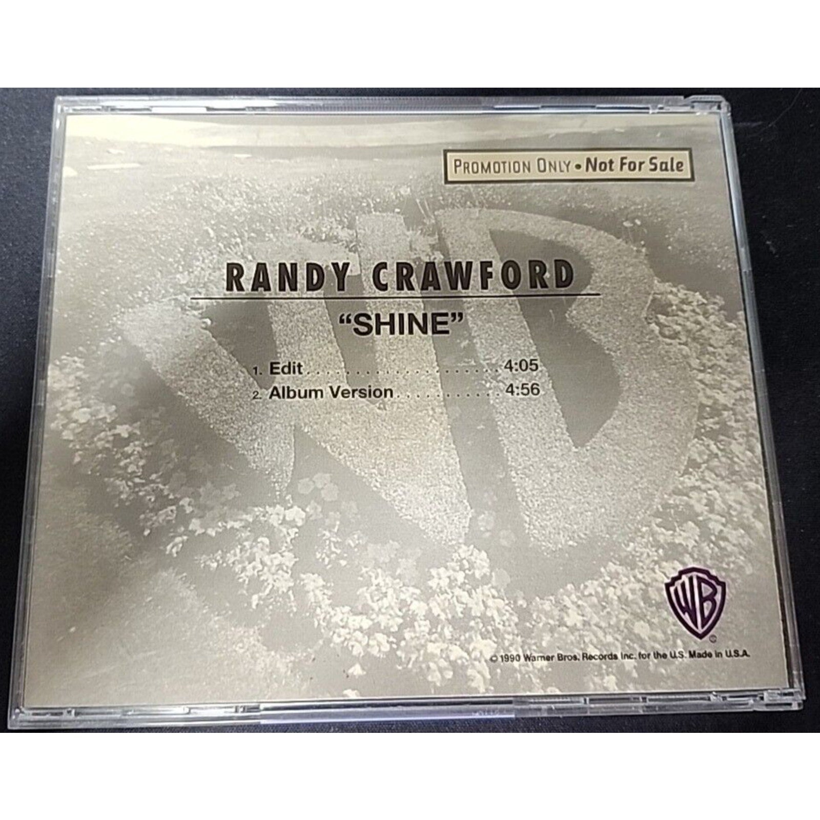 Randy Crawford - Shine w/ RARE EDIT PROMO Radio DJ CD